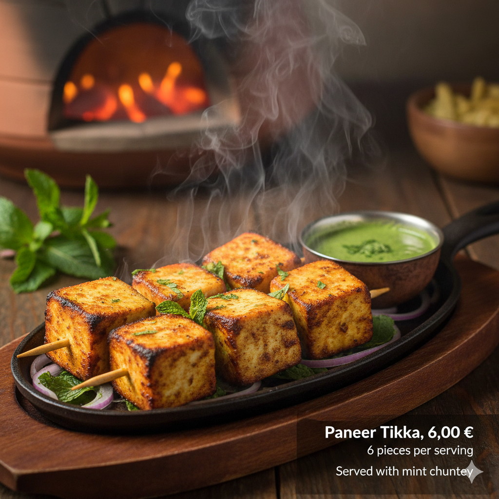 Paneer Tikka at Naan Tandoori